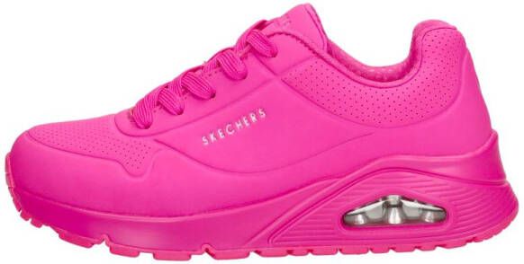 Skechers Uno sneakers roze Meisjes Imitatieleer Effen 30 - Foto 5