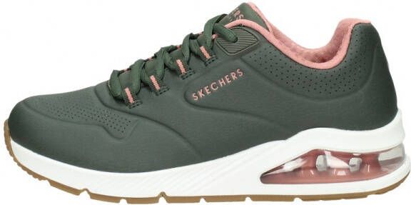 Skechers Sneakers met sleehak UNO 2 2ND BEST in vegan verwerking vrijetijdsschoen halve schoen veterschoen - Foto 3