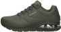 Skechers Sneakers Groen Imitatieleer 300430 Heren Kunstleer - Thumbnail 3