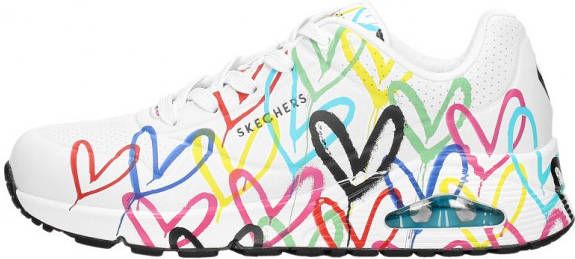 Skechers Trendy Wit Multi Spread The Love Bn 569 Sneakers Wit Dames