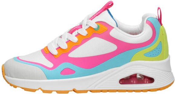 Skechers Los Angeles sneakers roze multi Meisjes Imitatieleer Meerkleurig 36