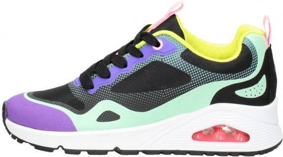 Skechers Uno Color Steps Meisjes Sneakers Zwart Multicolour - Foto 5