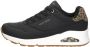 Skechers Uno-Jungle Nite Dames Sneakers Zwart - Thumbnail 2