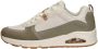Skechers Beige en olijfgroene sneaker met Air-Cooled Memoryfoam Beige Heren - Thumbnail 3