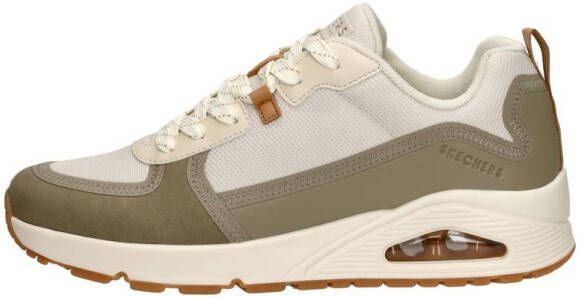 Skechers Beige en olijfgroene sneaker met Air-Cooled Memoryfoam Beige Heren - Foto 6