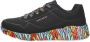 Skechers Uno Lite Sneakers zwart Synthetisch Dames - Thumbnail 2