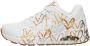 Skechers Sneakers UNO METALLIC LOVE Vrijetijdsschoen lage schoen veterschoen met trendy metallic-print - Thumbnail 3