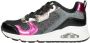 Skechers Uno sneakers zwart Textiel 42201 - Thumbnail 3