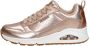 Skechers Sneakers Uno Metallixs Wedge sneakers plateausneakers veterschoenen met Skech-Air - Thumbnail 2