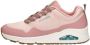 Skechers Uno Pla-Knit Sneakers Laag roze - Thumbnail 2