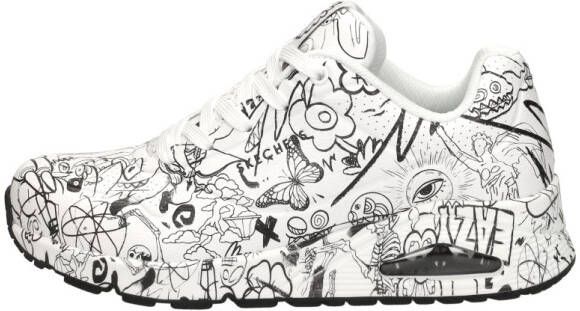 Skechers Sneakers UNO-PROCESS SKETCH met coole schetsprint vrijetijdsschoen lage schoen veterschoen - Foto 6