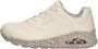 Skechers Uno Safari Time Dames Sneakers Wit - Thumbnail 2
