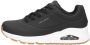 Skechers Sneakers met sleehak Uno Stand on Air Vrijetijdsschoen lage schoen veterschoen met fijne perforatie - Thumbnail 3