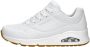 Skechers Sneakers Street Uno Stand on Air in eenvoudige look vrijetijdsschoen lage schoen veterschoen - Thumbnail 2