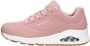 Skechers Uno Stand On Air Dames Sneakers Lichtroze - Thumbnail 4