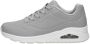 Skechers Uno Tones grijs sneakers dames (155195 GRY) - Thumbnail 2