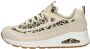 Skechers Uno Wild Streets Sneaker Dames Meerkleurig Wit - Thumbnail 3