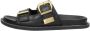 Steve Madden Slippers met doornsluiting en labeldetail model 'ARCH' - Thumbnail 2