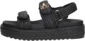 Steve Madden Bigmona Black Dames Sandalen SM11003034-02002-00S - Zwart