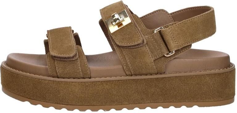 Steve Madden Bigmona Sandalen Plat Cognac - Foto 2