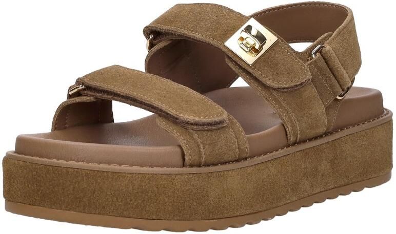 Steve Madden Bigmona Sandalen Plat Cognac - Foto 5