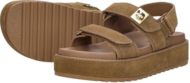 Steve Madden Bigmona Sandalen Plat Cognac - Foto 6