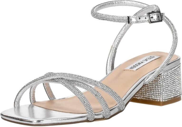 Steve Madden Cerena Sandalen Hak Zilverkleur - Foto 3