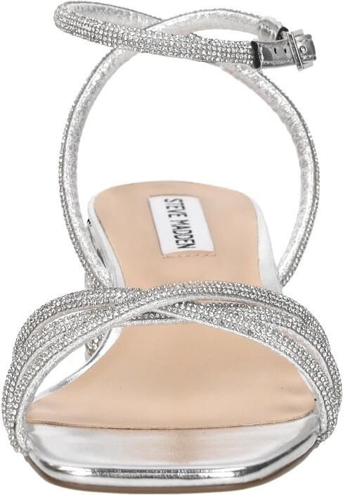 Steve Madden Cerena Sandalen Hak Zilverkleur - Foto 4