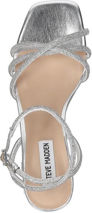 Steve Madden Cerena Sandalen Hak Zilverkleur - Foto 7