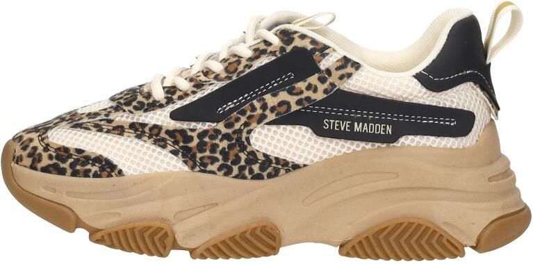 Steve Madden JPossession chunky sneakers beige zwart - Foto 3