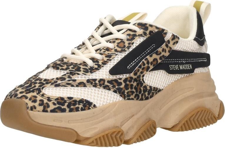 Steve Madden JPossession chunky sneakers beige zwart - Foto 4