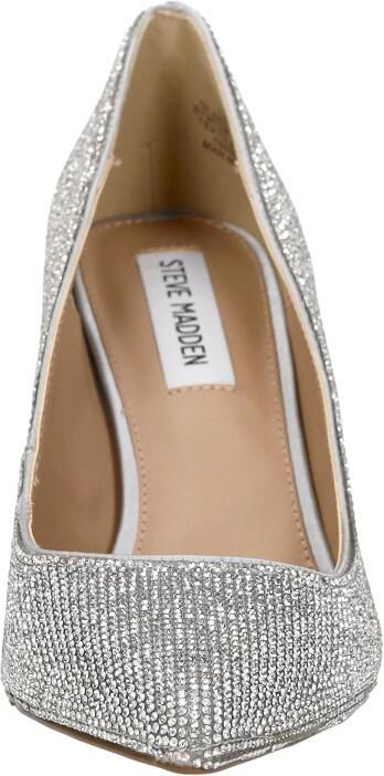 Steve Madden Lillie Rhinestone dames pump Zilver - Foto 9