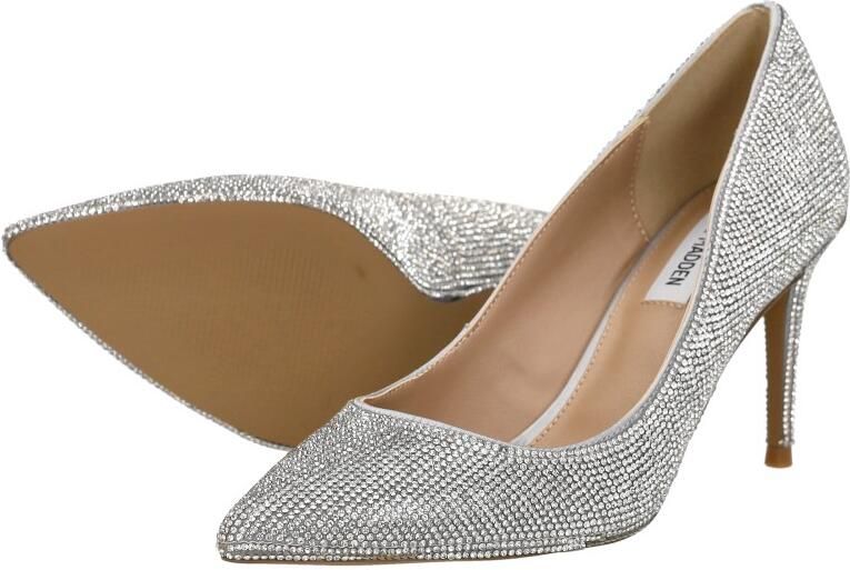 Steve Madden Lillie Rhinestone dames pump Zilver - Foto 5