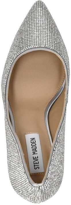 Steve Madden Lillie Rhinestone dames pump Zilver - Foto 10