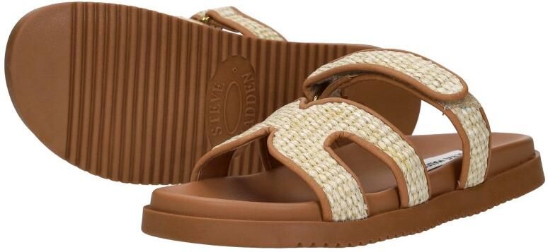 Steve Madden Leren slippers met klittenband model 'MISSILE' - Foto 8