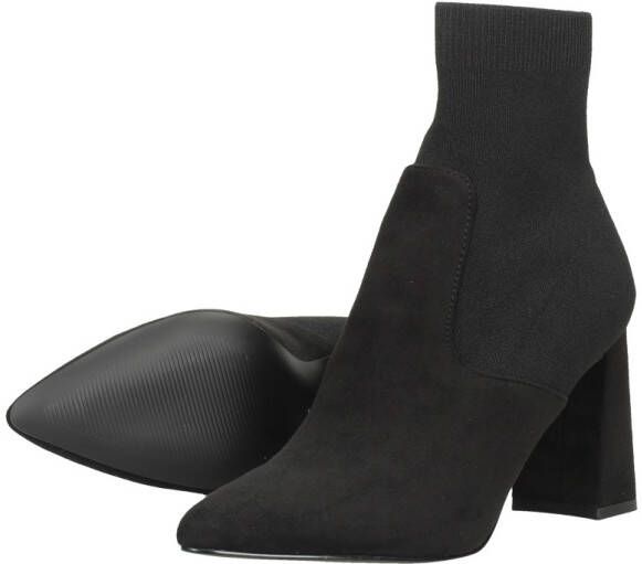 STEVE MADDEN Purify Bootie Zwart Suede Enkellaars met hak Dames - Foto 3