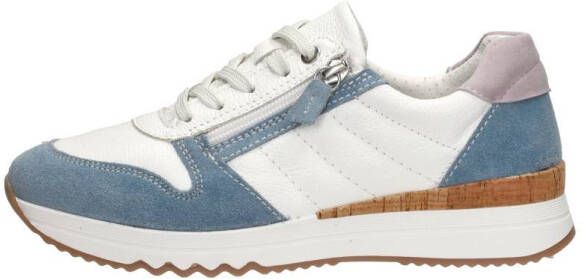 Sub55 Comfort Collection Claire 25 Sneakers Laag licht blauw