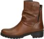 Sub55 Comfort Collection Joe 64 Enkellaarsjes Plat Cognac - Thumbnail 2