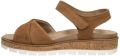 Sub55 Comfort Collection Mia 01 Sandalen Plat Cognac - Cognac