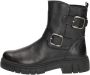 Sub55 Comfort Collection Paige 30 Enkellaarsjes Plat Zwart - Thumbnail 2
