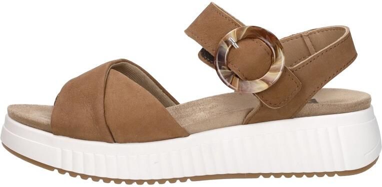 Sub55 Comfort Collection Harper 01 Sandalen Plat Cognac - Foto 2