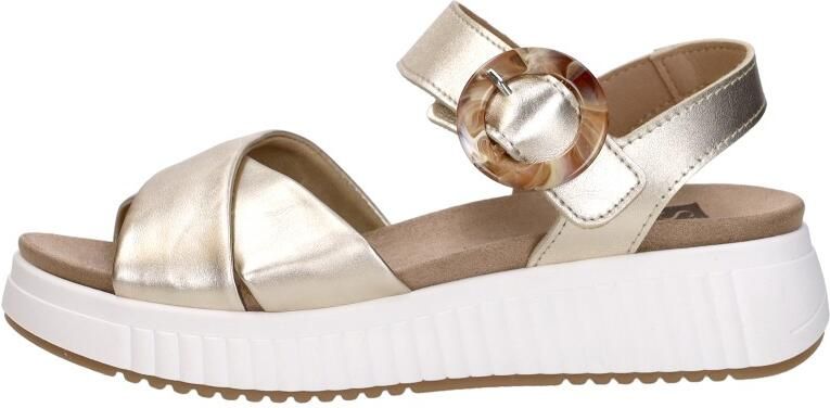 Sub55 Comfort Collection Harper 01 Sandalen Plat Goudkleur - Foto 2