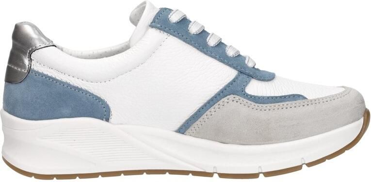 Sub55 Comfort Collection Kary 16 Veterschoenen Laag wit