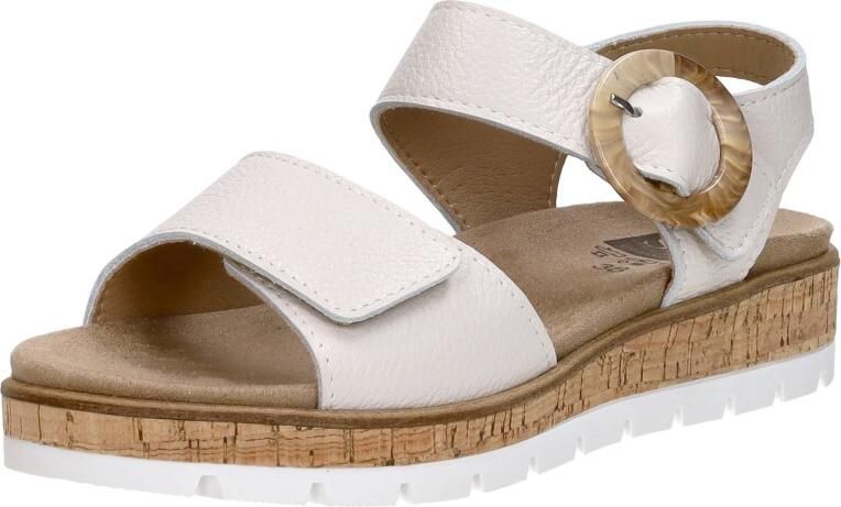 Sub55 Comfort Collection Mia 96 Sandalen Plat Gebroken wit - Foto 4