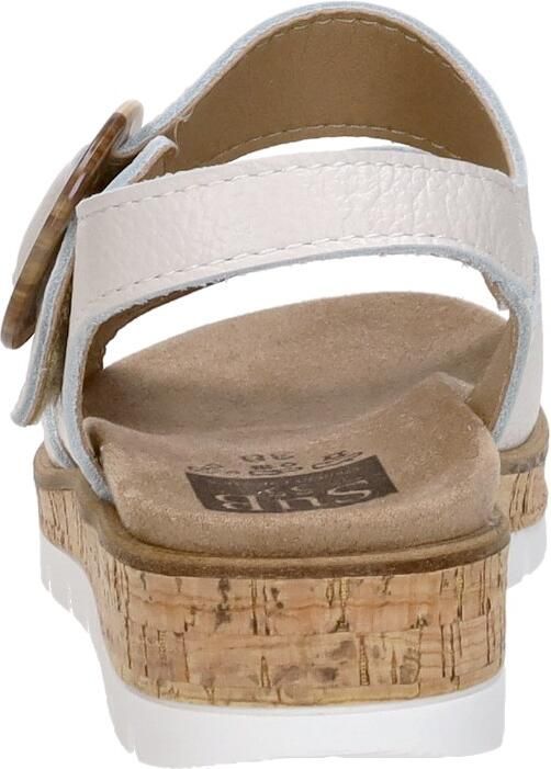 Sub55 Comfort Collection Mia 96 Sandalen Plat Gebroken wit - Foto 5
