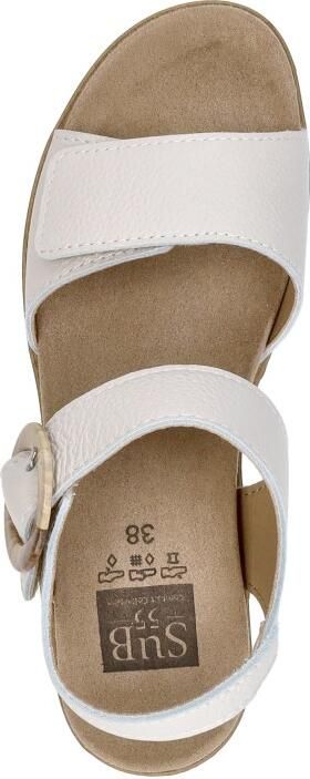 Sub55 Comfort Collection Mia 96 Sandalen Plat Gebroken wit - Foto 7