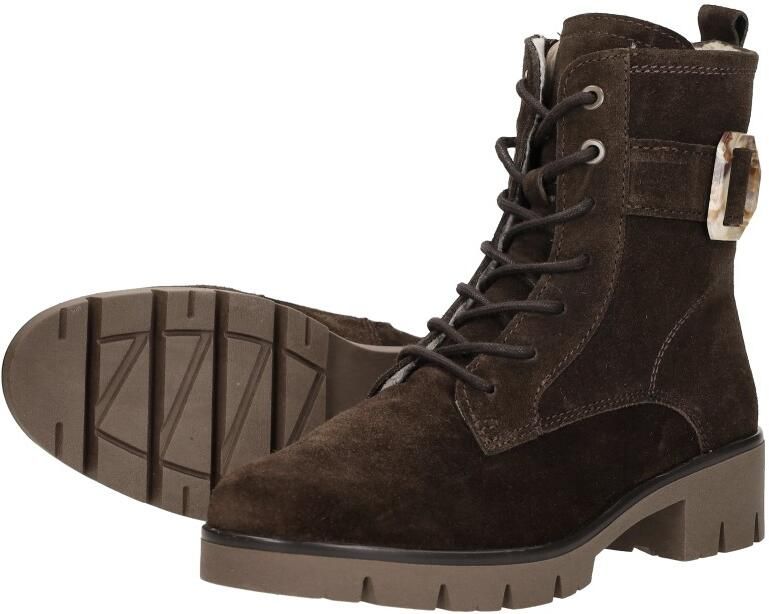 Sub55 Comfort Collection Molly 06 Veterschoenen Hoog Donkerbruin - Foto 3