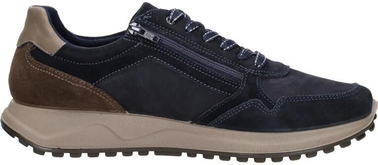 Sub55 Comfort Collection Saronno Veterschoenen Laag Blauw