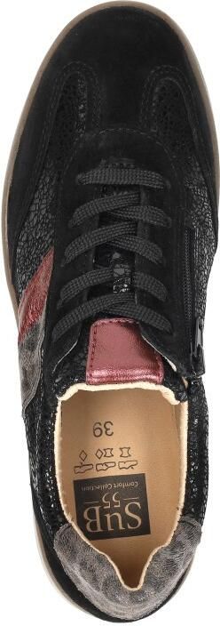 Sub55 Comfort Collection Violet 17 Veterschoenen Laag zwart - Foto 6