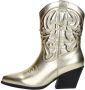 Sub55 Western boots Enkellaarsjes Hak Goudkleur - Thumbnail 2